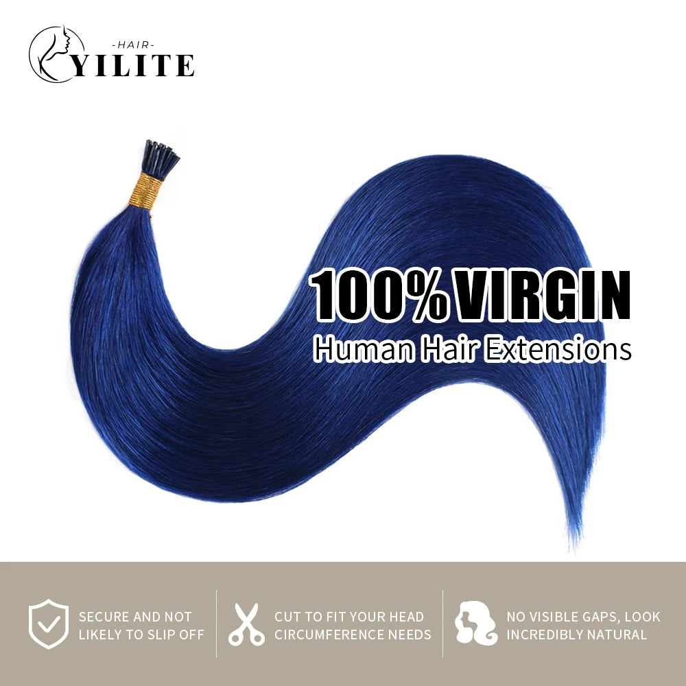 Extensiones de punta I azules