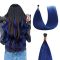Extensiones de punta I azules