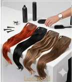 "Signature Ponytail Luxxagold: 100% Remy Human Hair"
