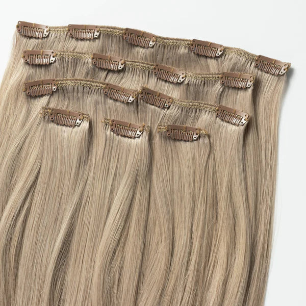 Clip in extensions - Ash Blonde 17B