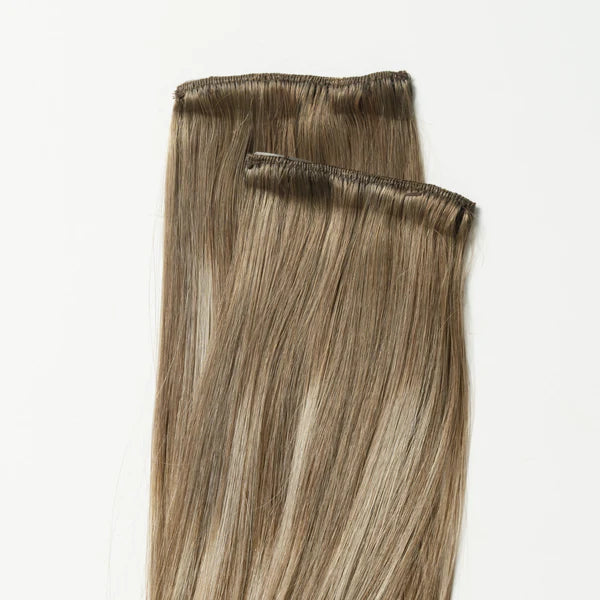 Clip in extensions - Light Ash Blonde Balayage 5B+60B