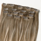 Clip in extensions - Light Ash Blonde Balayage 5B+60B