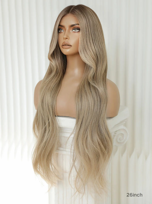 Alba Bronde Balayage Glueless Wig 180% Density