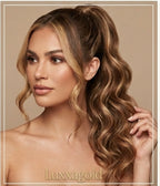 "Signature Ponytail Luxxagold: 100% Remy Human Hair"