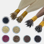 Punta nanométrica de 1 g, 20 pulgadas, lujo (50 mechones)