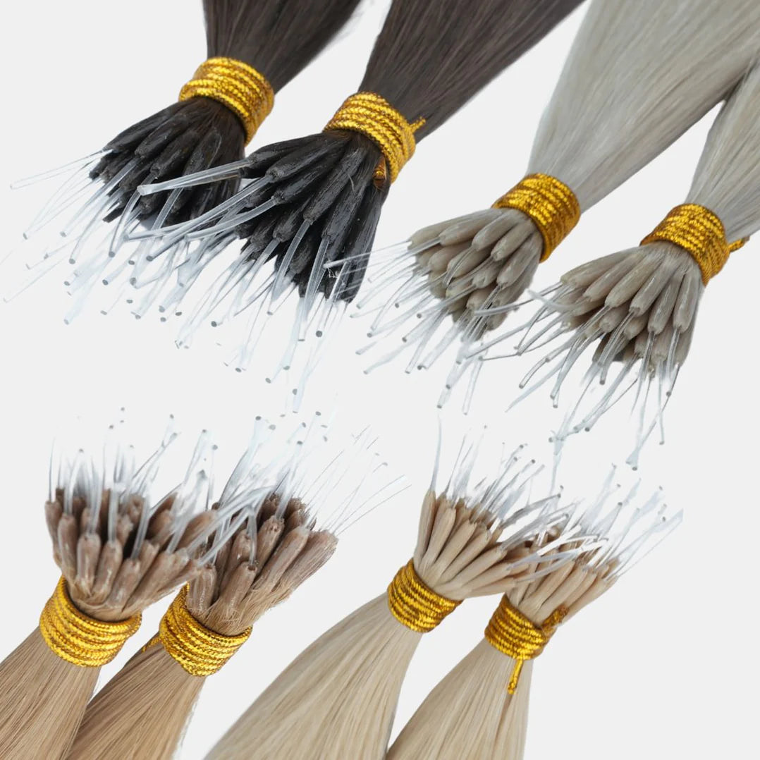 Punta nano de silicona de 0,8 g y 20 pulgadas (25 hebras)