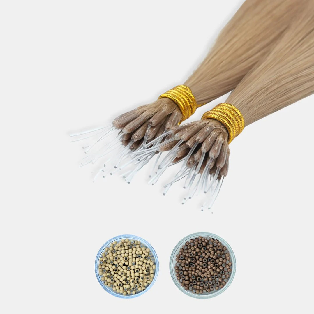 Punta nano de silicona de 0,8 g y 20 pulgadas (25 hebras)