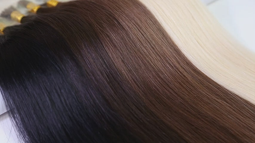 Extensiones de punta I azules
